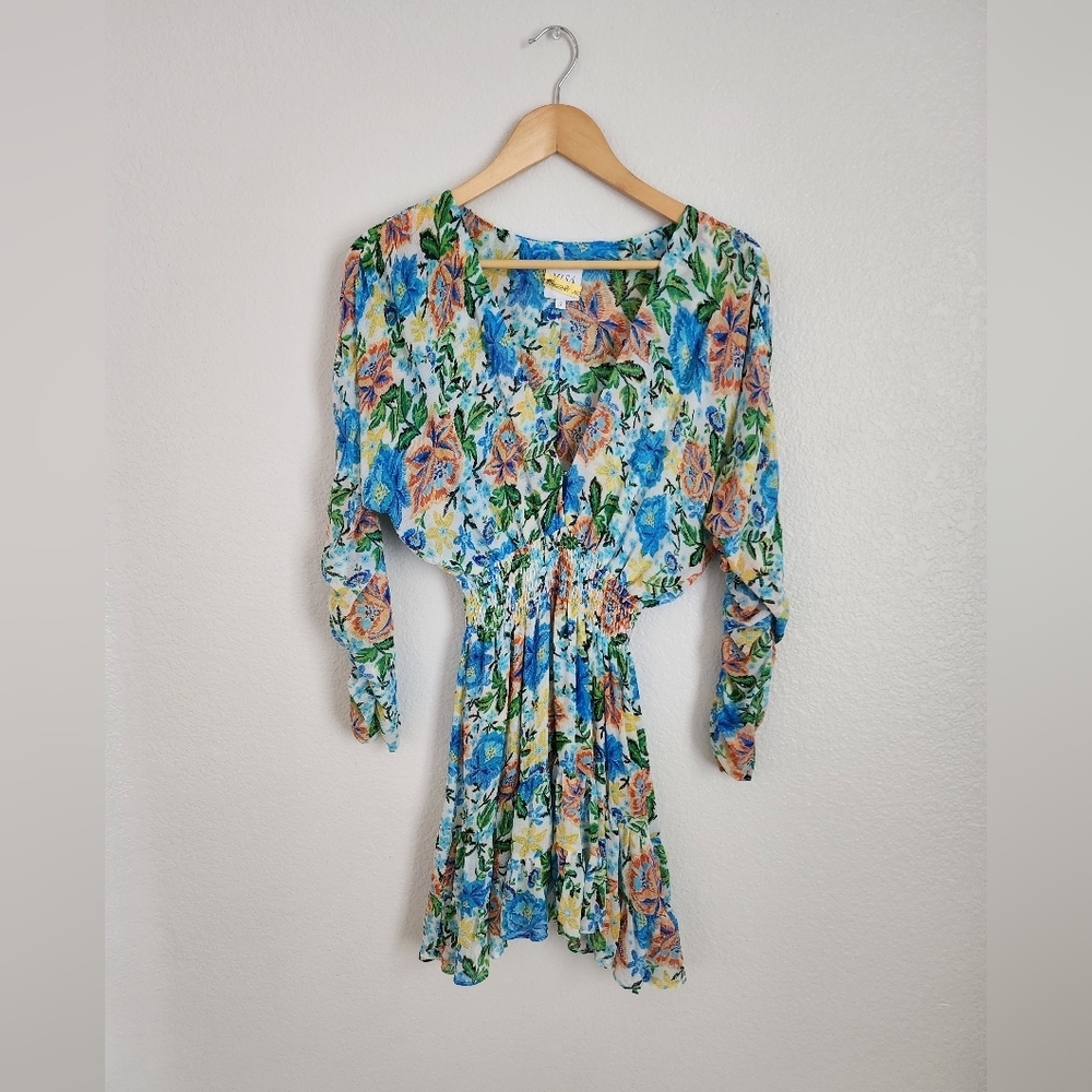 MISA Los Angeles Chiara Women's Small Mini Spring Dress